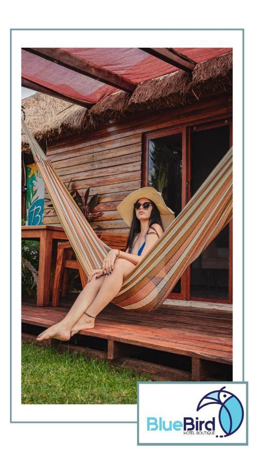 Blue Bird Hotel Bacalar Bagian luar foto