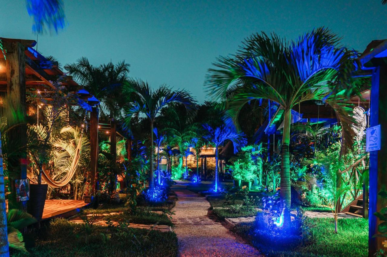 Blue Bird Hotel Bacalar Bagian luar foto