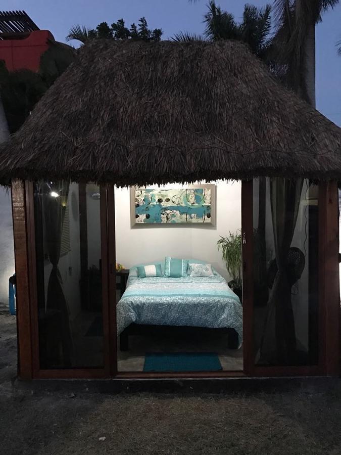 Blue Bird Hotel Bacalar Bagian luar foto