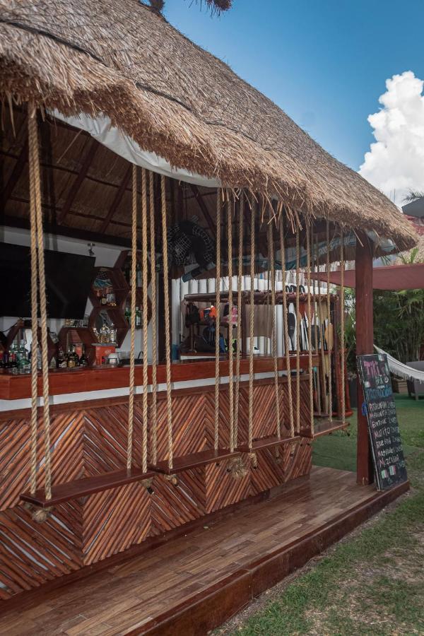 Blue Bird Hotel Bacalar Bagian luar foto